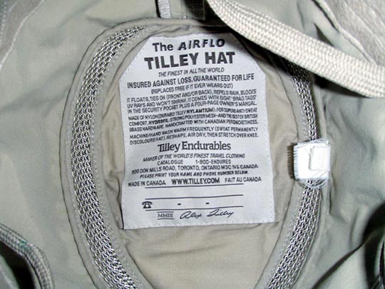 Tilley tag